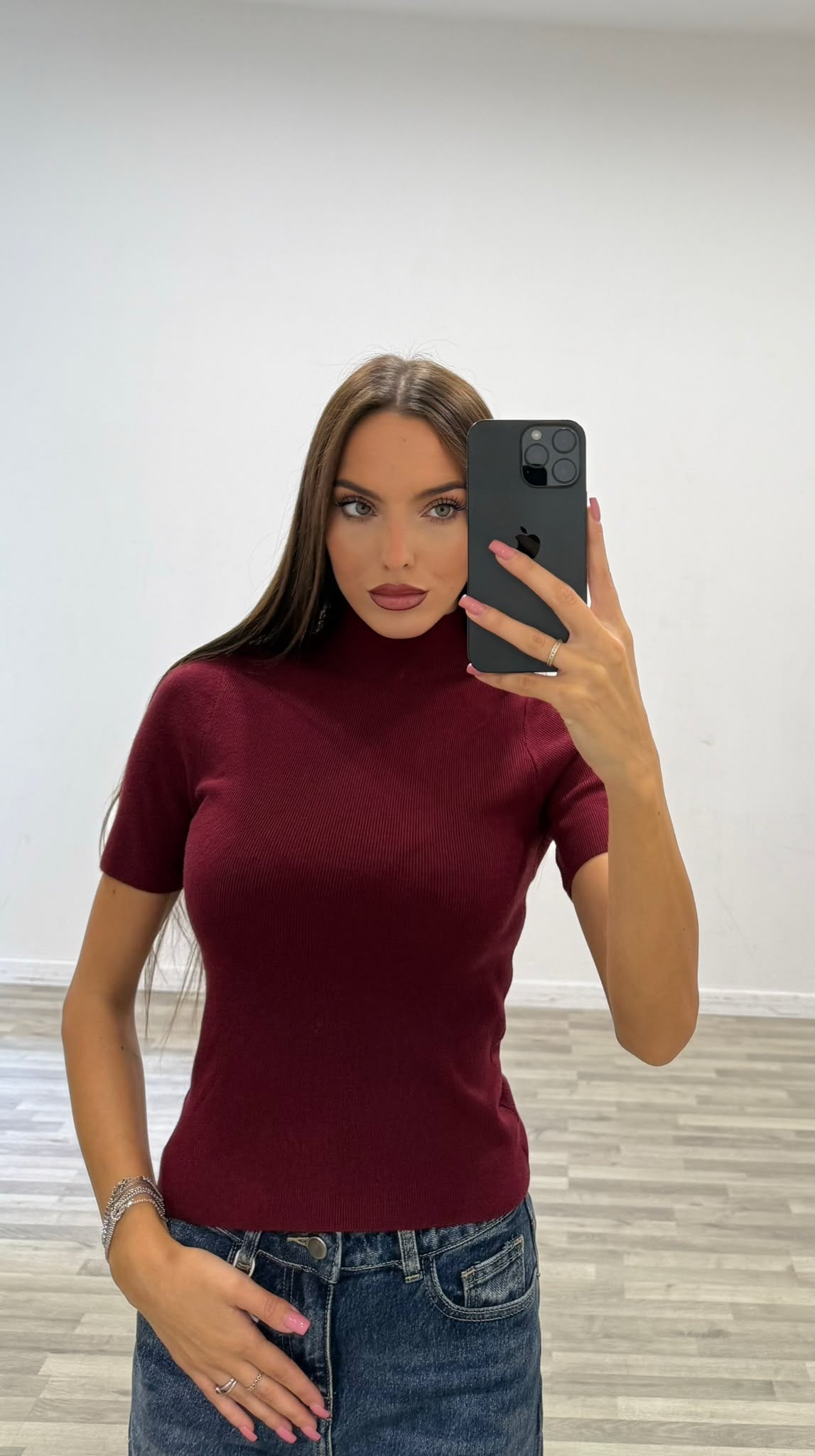 maglia mezza manica chiaia