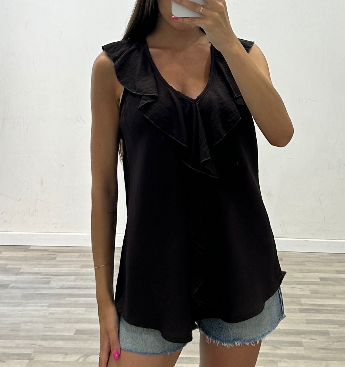 maglia con rouches