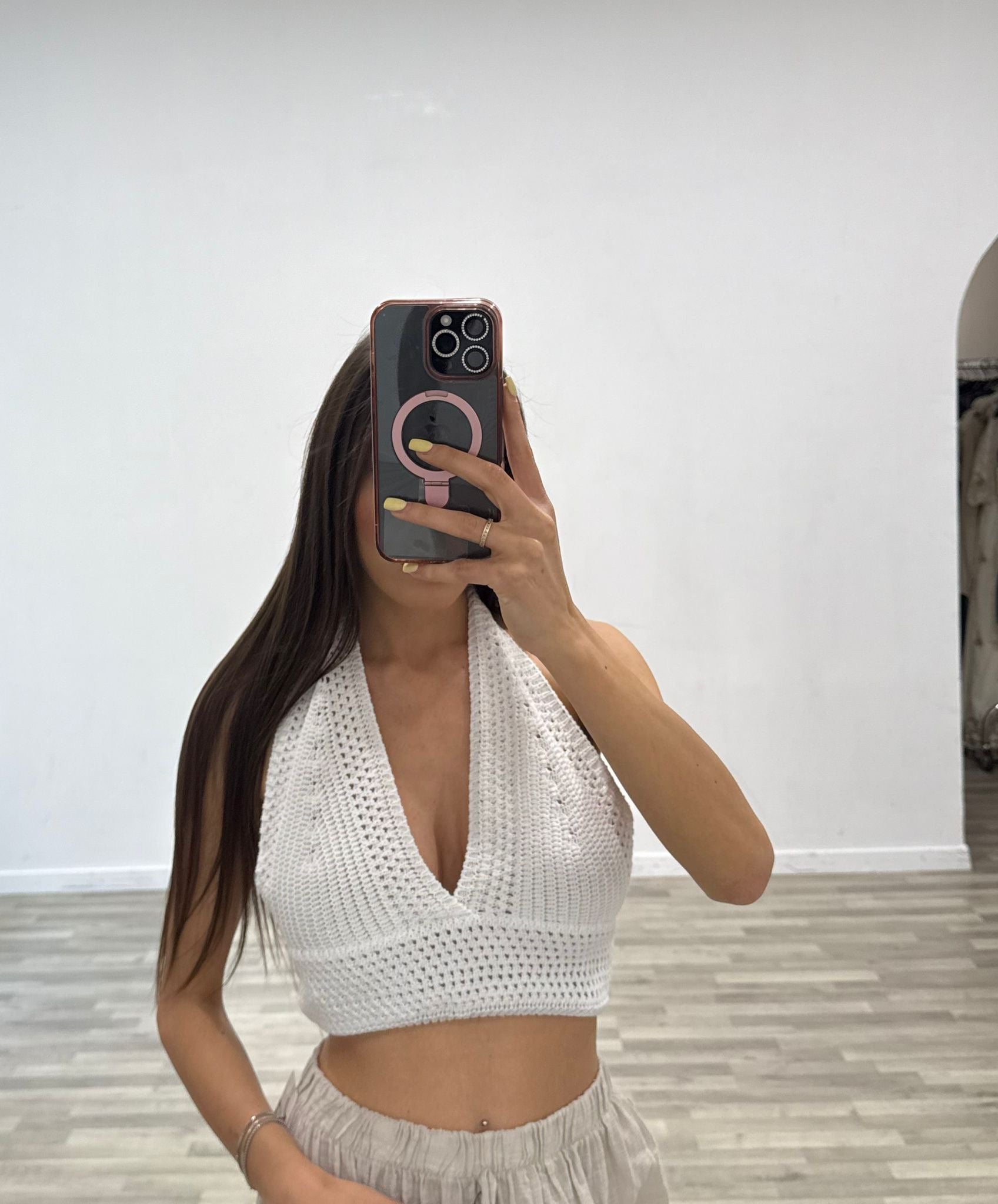 top uncinetto vera